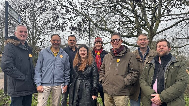 The Hounslow Liberal Democrats team.